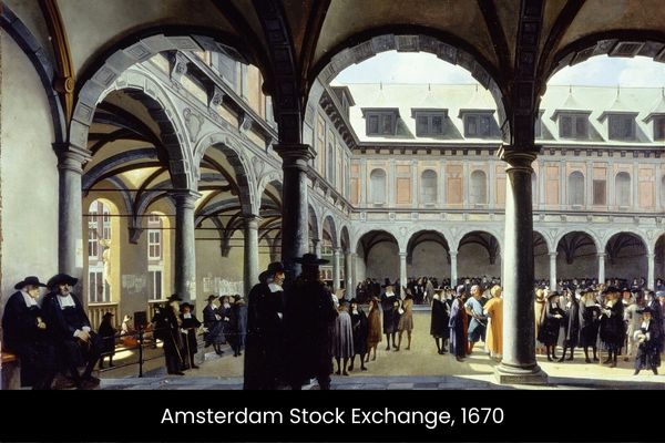 amsterdam stock exchange 1670