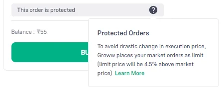 protected order security feature